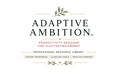 Adaptive Ambition Professional Membership